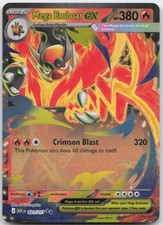 Pokemon : Mega Emboar ex Ascended Heroes 031/217 : Double Rare Holo