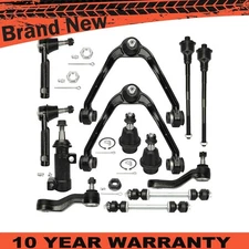13pcs 4WD Front Upper Lower Control Arm Kit for 1999 - 2006 Chevy Silverado 1500