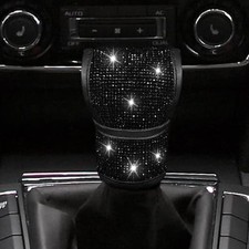 Bling Auto Gear Shift Knob Cover, Car Knob Gear Stick Protector, Auto Black