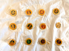 1990 Disneyland 35 Years of Magic 12-Pin Set vintage Splash Mountain, Captain EO