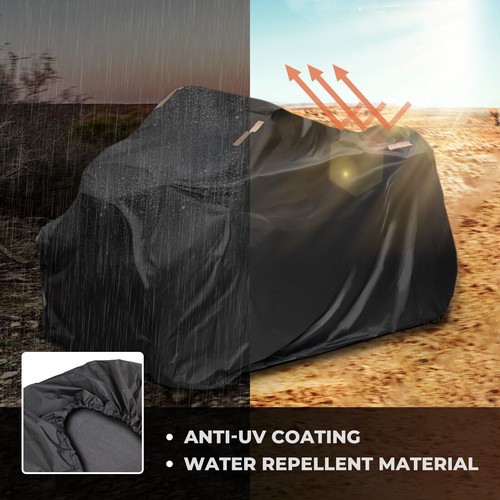 KEMIMOTO 300D ATV Storage Cover Heavy Duty for CFMOTO CFORCE 800 XC 600 Touring2 - Picture 7 of 11