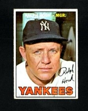 1967 Topps # 468 Ralph Houk Vg-Ex