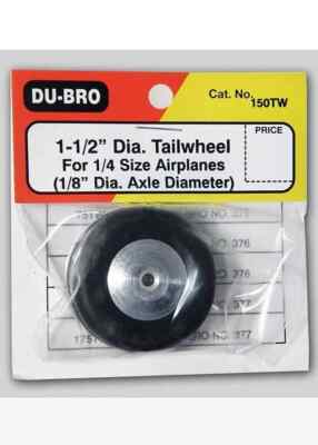 DuBro 150TW RC Remote Control Airplane 1 1/2'' Tail Wheel DUB150TW