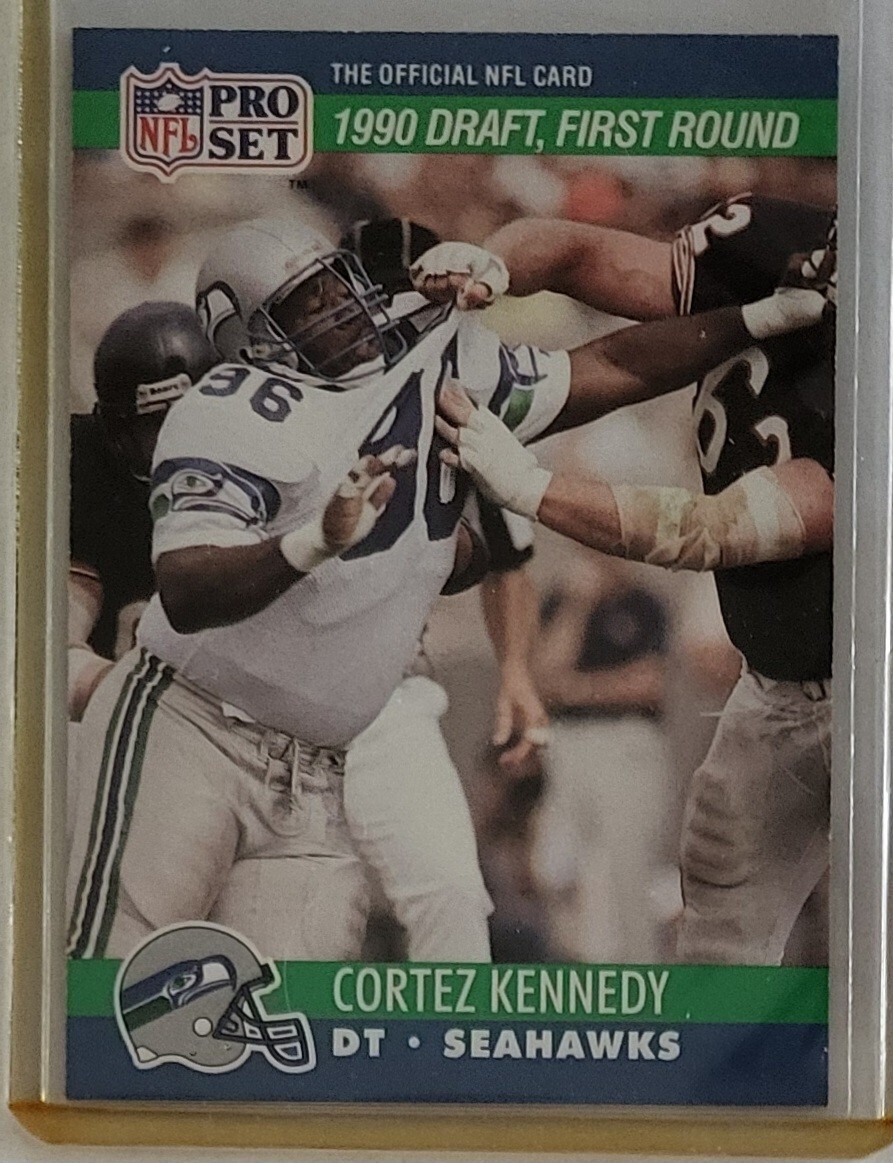 1990 Pro Set Draft/First Round #671 Cortez Kennedy Seattle