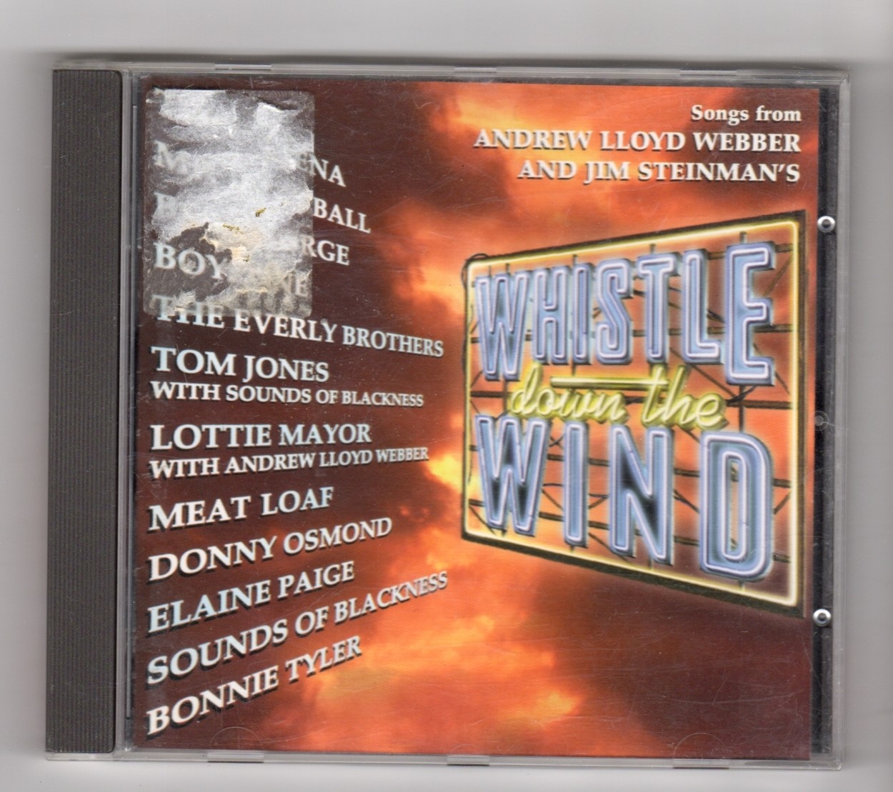(ID884) Whistle Down The Wind, Andrew Lloyd Webber - 1998 CD