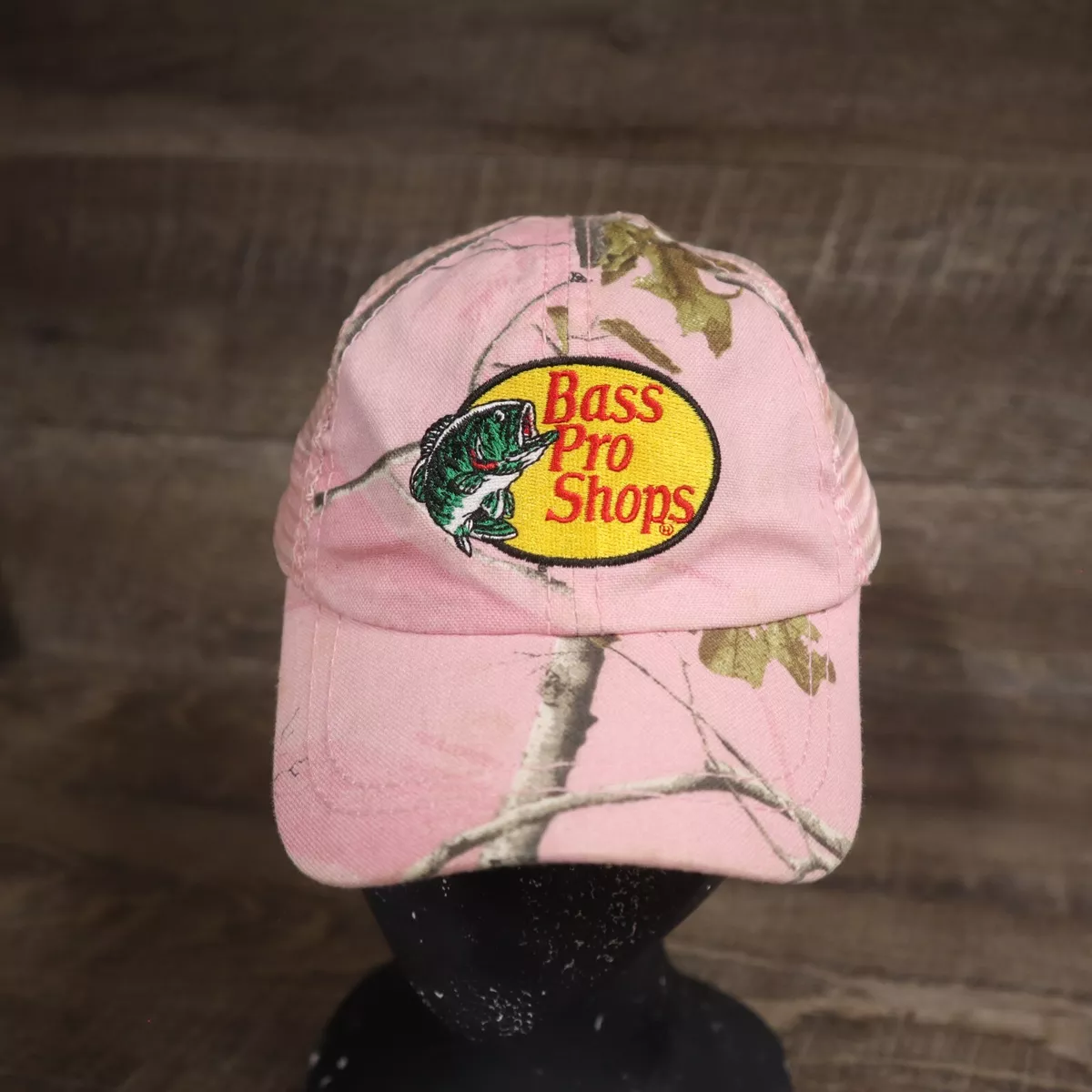 Bass Pro shops Pink Camo Girl Kids/Youth snapback Adjustable Cap