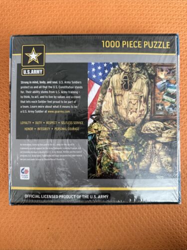 U.S. Army Army Strength Uniform Military Boots Jigsaw Puzzle 1000 Piece New - Picture 2 of 2