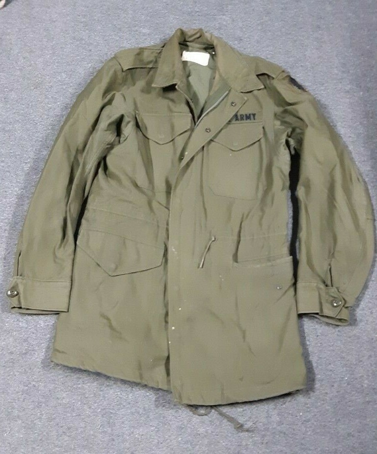 Vietnam Era USGI Wind Resistant Sateen Cold Weather Field Vietnam Era USGI Wind Resistant Sateen Cold Weather Field