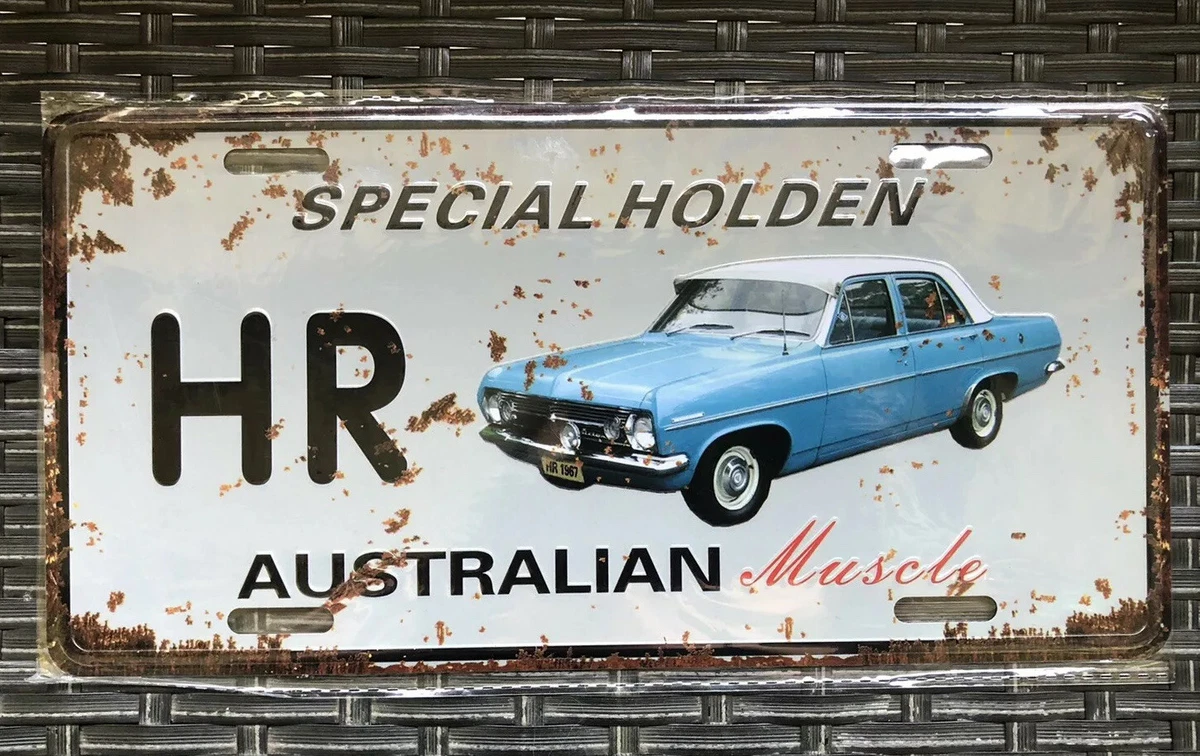 HR Holden Licence Plate 31cm Collectors Man Cave eBay