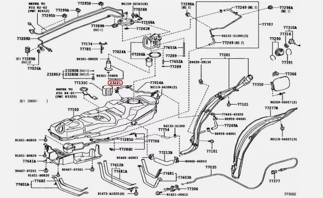 Toyota OEM PUMP FUEL for RAV4 ACA3#,ASA3#,GSA3# 2005/11-2012/12