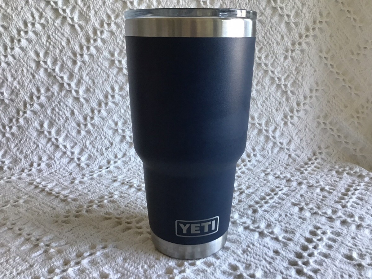 YETI Rambler 30 oz Tumbler and Lid, Travel Mug -BLUE Great