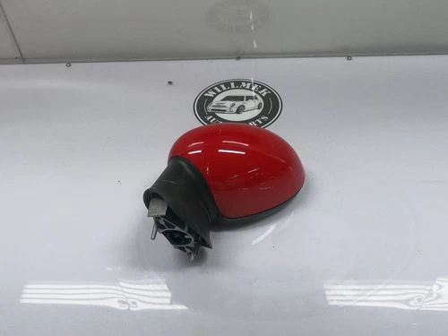 Mini Cooper Red Driver Side Powerfold Side View Mirror OEM 07-15 R56