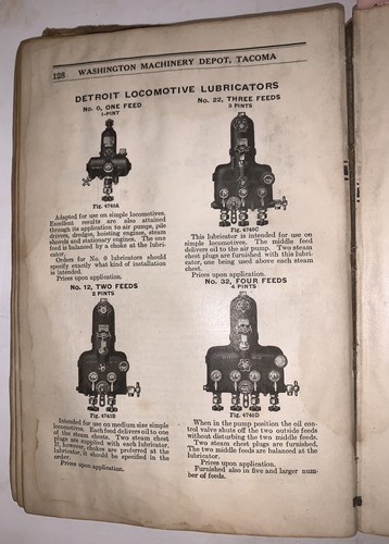 WASHINGTON MACHINERY DEPOT, TRADE CATALOGUE, 1921, WOODWORKING, SAW MILL, TACOMA - Picture 7 of 12