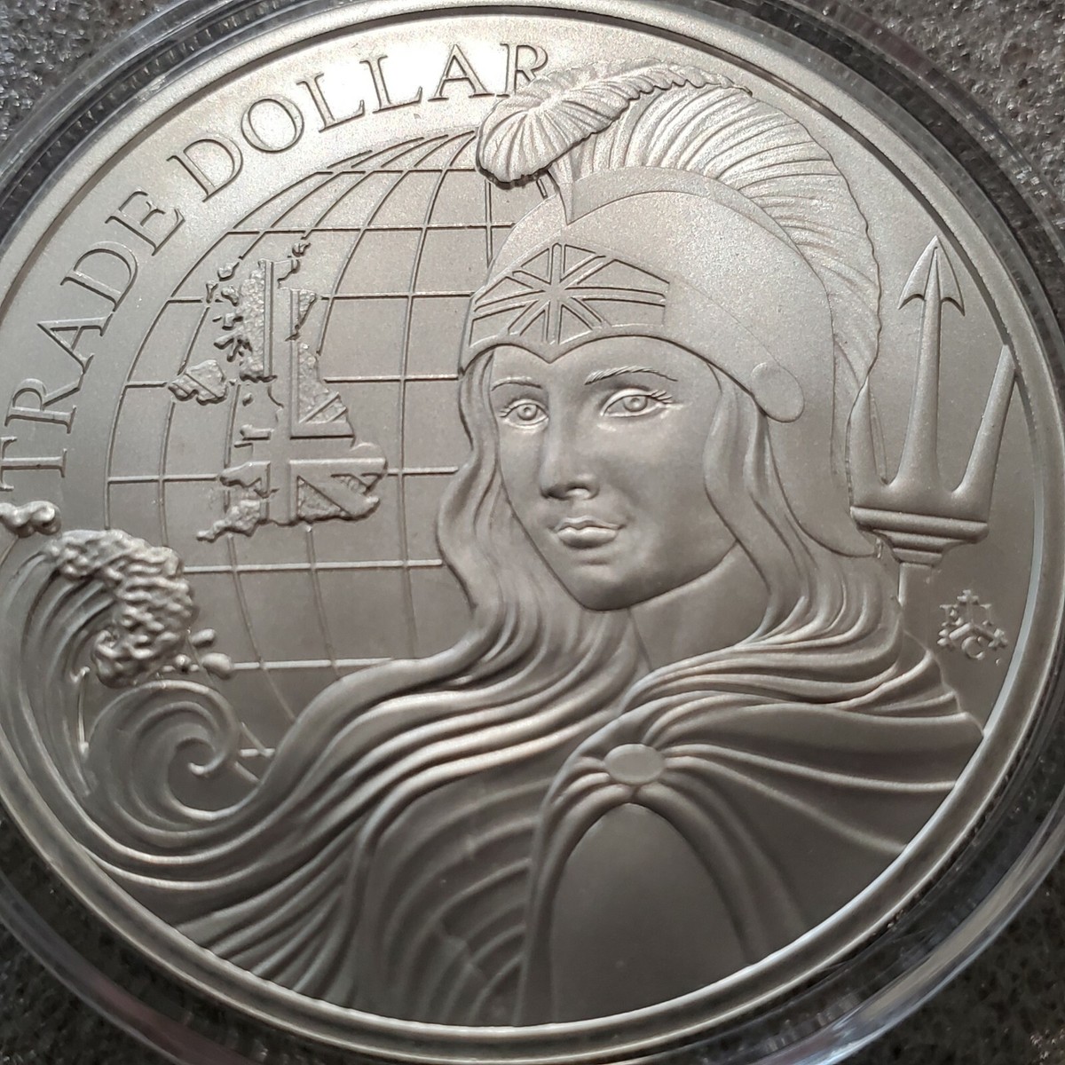 2022 Saint Helena Modern British Trade Dollar 1 oz .999 Silver £1