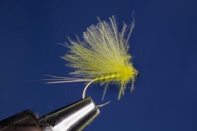 Fliegentom CDC-Trockenfliege  3 Stück - CDC Fratnik Fliege  Nr. 1