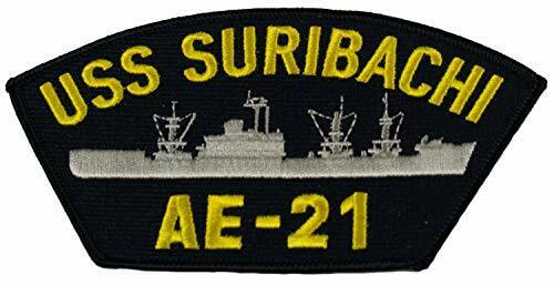 USS SURIBACHI AE-21 Schiff Patch - tolle Farbe - Veteranenbesitz Geschäft - Bild 1 von 1
