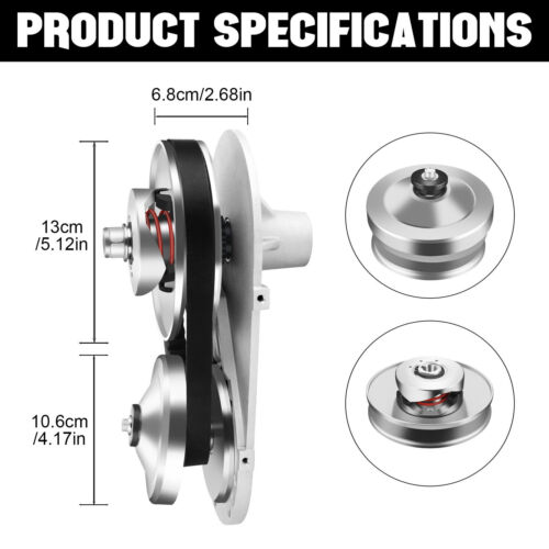 1" /3/4" Clutch Go Kart Torque Converter 10t12t Complete Cvt Combo 30 Mini Bike - Picture 22 of 26