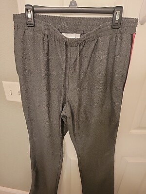 New York & Company Drawstring Pants With Pin Stripes Excellent  Condition  Sz Lg