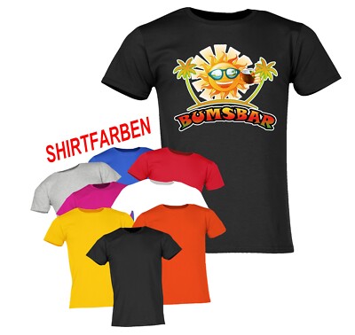 BUMS BAR TIME PARTYSHIRT MALLE ALK SPRÜCHESHIRT FUNSHIRT UNISEX T-SHIRT GR:S-5XL