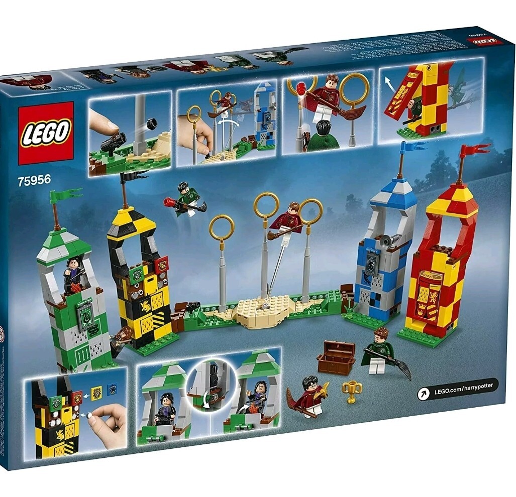 Lego Harry Potter Quidditch Match (75956) Building Kit 500 Pcs