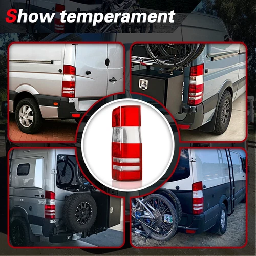 1 Pair Tail Light Fits for Mercedes Sprinter 2007-2017 Rear Left & Right Side - Picture 4 of 10