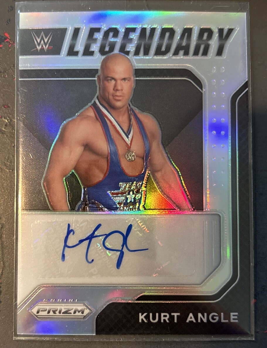 2022年制作 油彩『Last night’s dream』 2022 Panini Prizm WWE Legendary SILVER Auto #LS-KAN Kurt