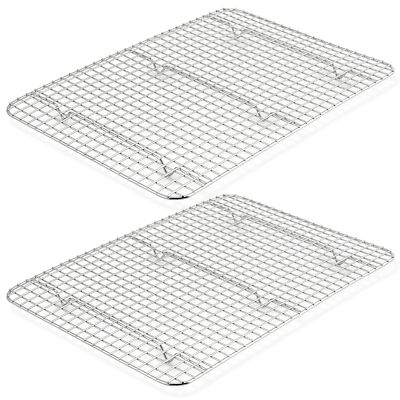 Cooling Rack Set of 2 Stainless Steel 16.5   x 11.5   Baking Rack for Oven Co...
