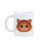 Laperm cup with a cat Art-Dog