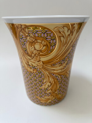 Rosenthal VERSACE LES REVES BYZANTINS ！ VERSACE Byzantine Dreams Les reves Byzantins VASE 7 inch Rosenthal