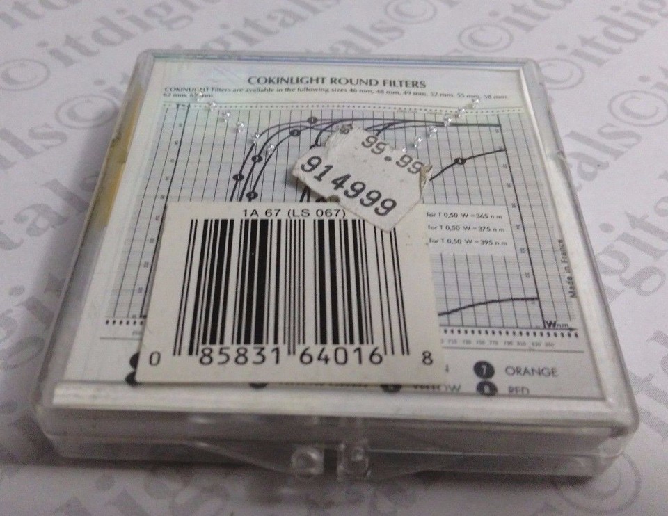 Genuine 67mm France Cokin Skylight 1A Lens Filter OEM Genuine 67 mm Sky