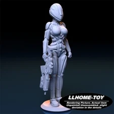 1/8 Space Force Girl 3D Print GK Figure Model Kit Unassemble Unpainted GK