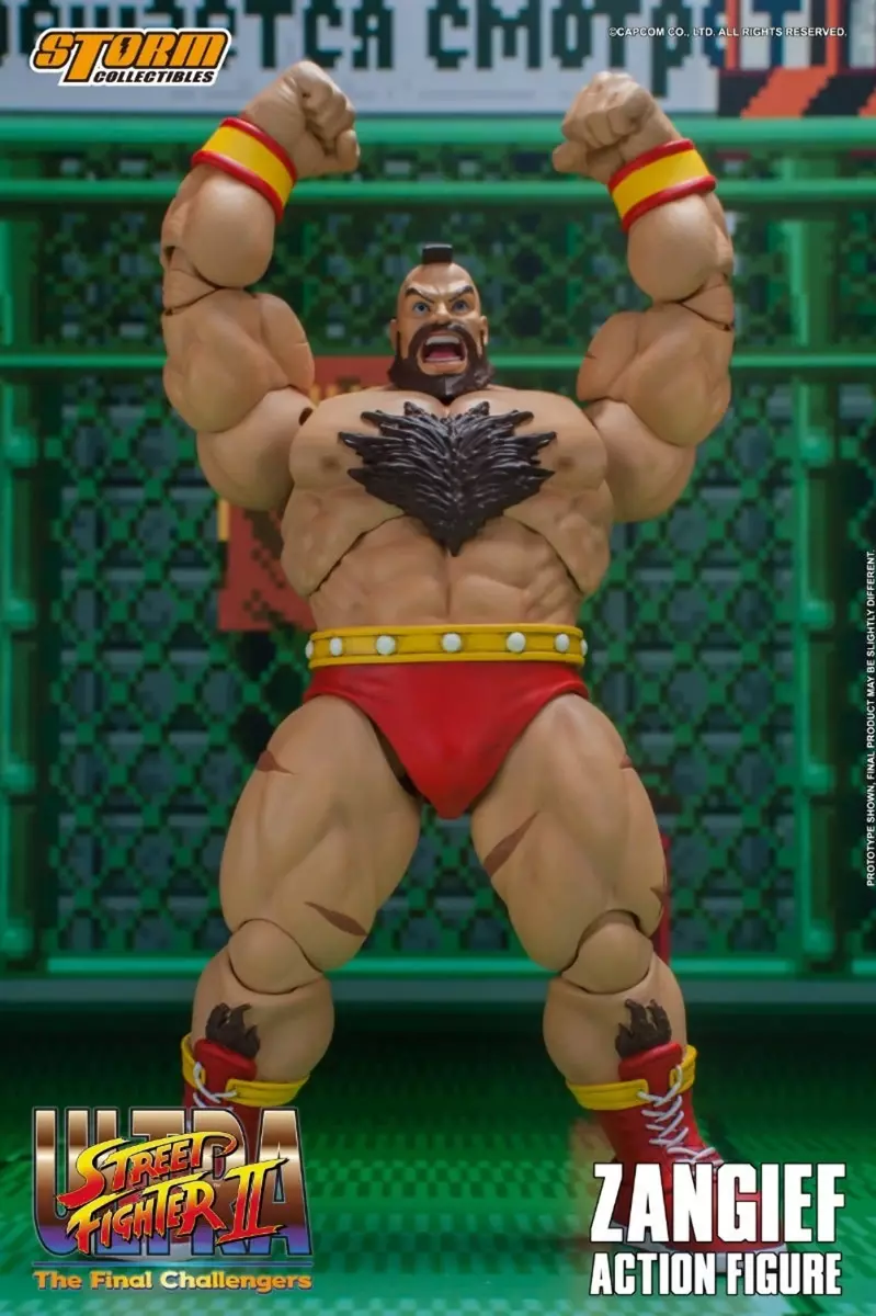 Storm Collectibles ZANGIEF Ultra Street Fighter 2 Action Figure Review 