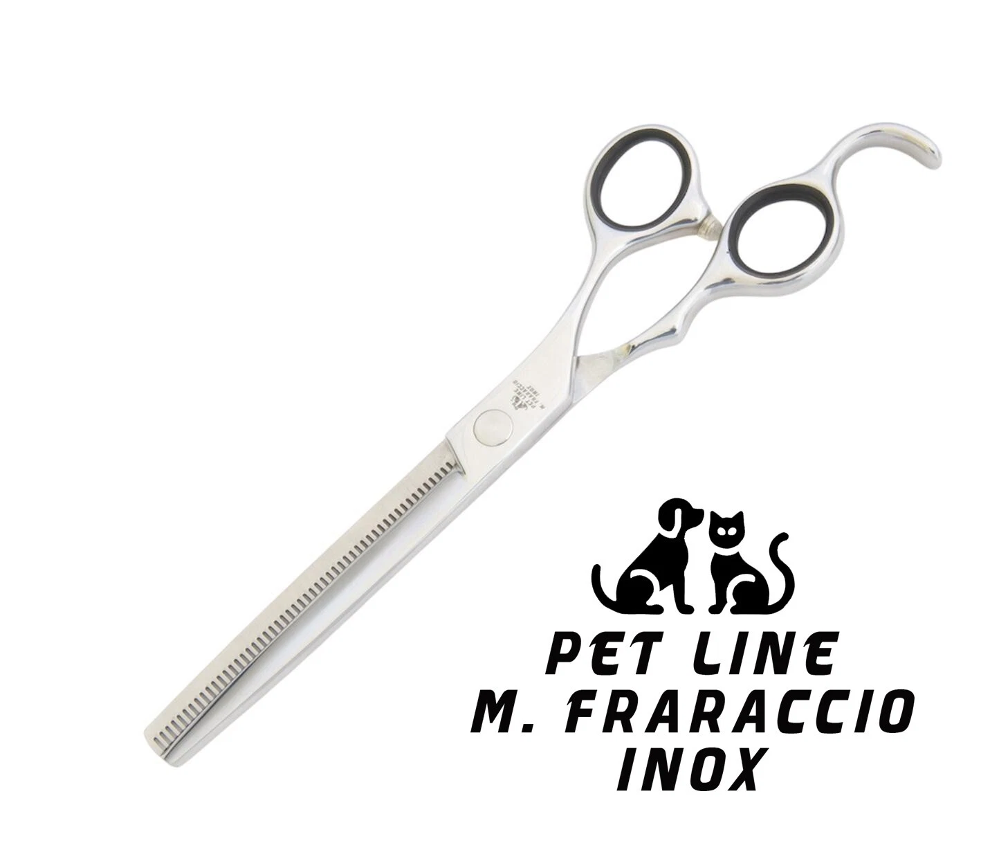 Forbici Sfoltire Toelettatura Pet Line 7” Denti Stretti Acciaio Giapponese