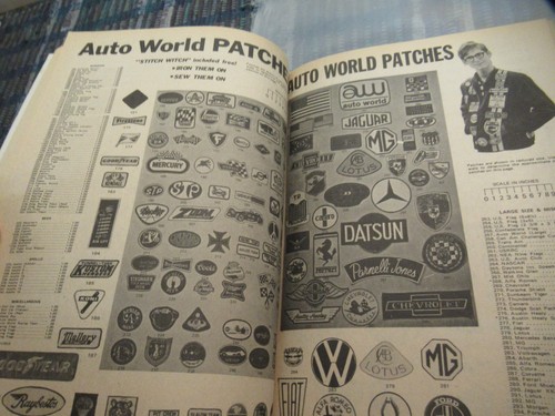 AUTOWORLD MAGAZINE , 1972 ISSUE WITH WATERSLIDE DECAL AND ORDER SHEETS , AS PICD - Picture 8 of 23