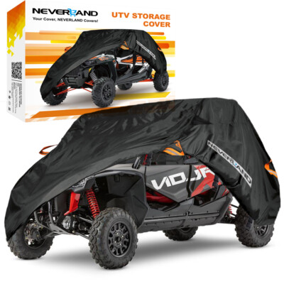 NEVERLAND Waterproof Utility Vehicle Cover Side-by-Side Storage Heavy Duty 300D