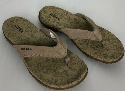 ll bean shearling flip flops