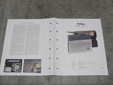 Schaltplan für Kofferradio Radio Philips Nanette L1W22T von 1962 Rundfunkmuseum