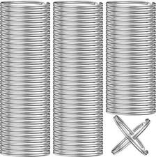 200PCS Key Rings Bulk Split Key Rings Keychain Rings and Crafts 1 Inch (25Mm)