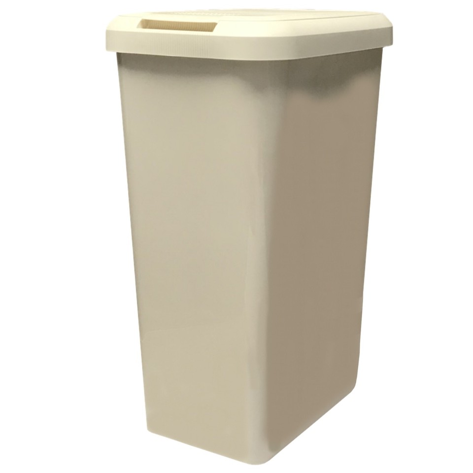 45 Litre Touch Top Kitchen Bin Rubbish Paper Waste Can Dustbin