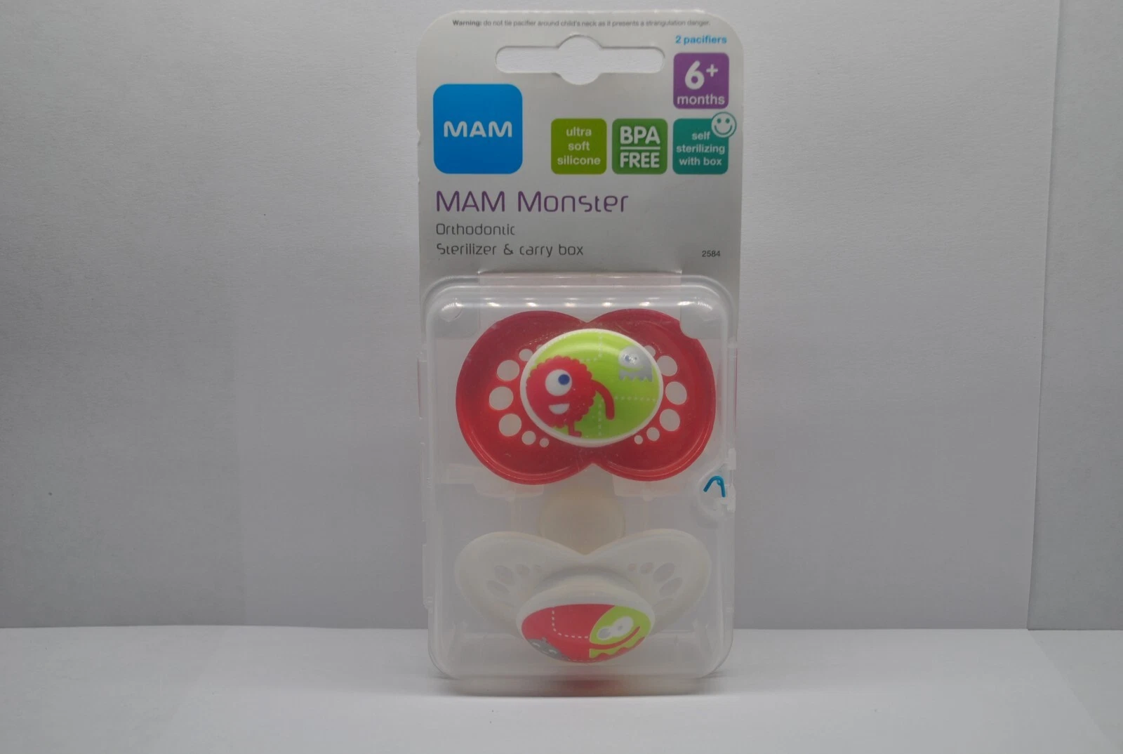 MAM Orthodontic BPA Free Silicone Pacifiers with Carry Box - You Choose (1 set)
Opens in a new windo