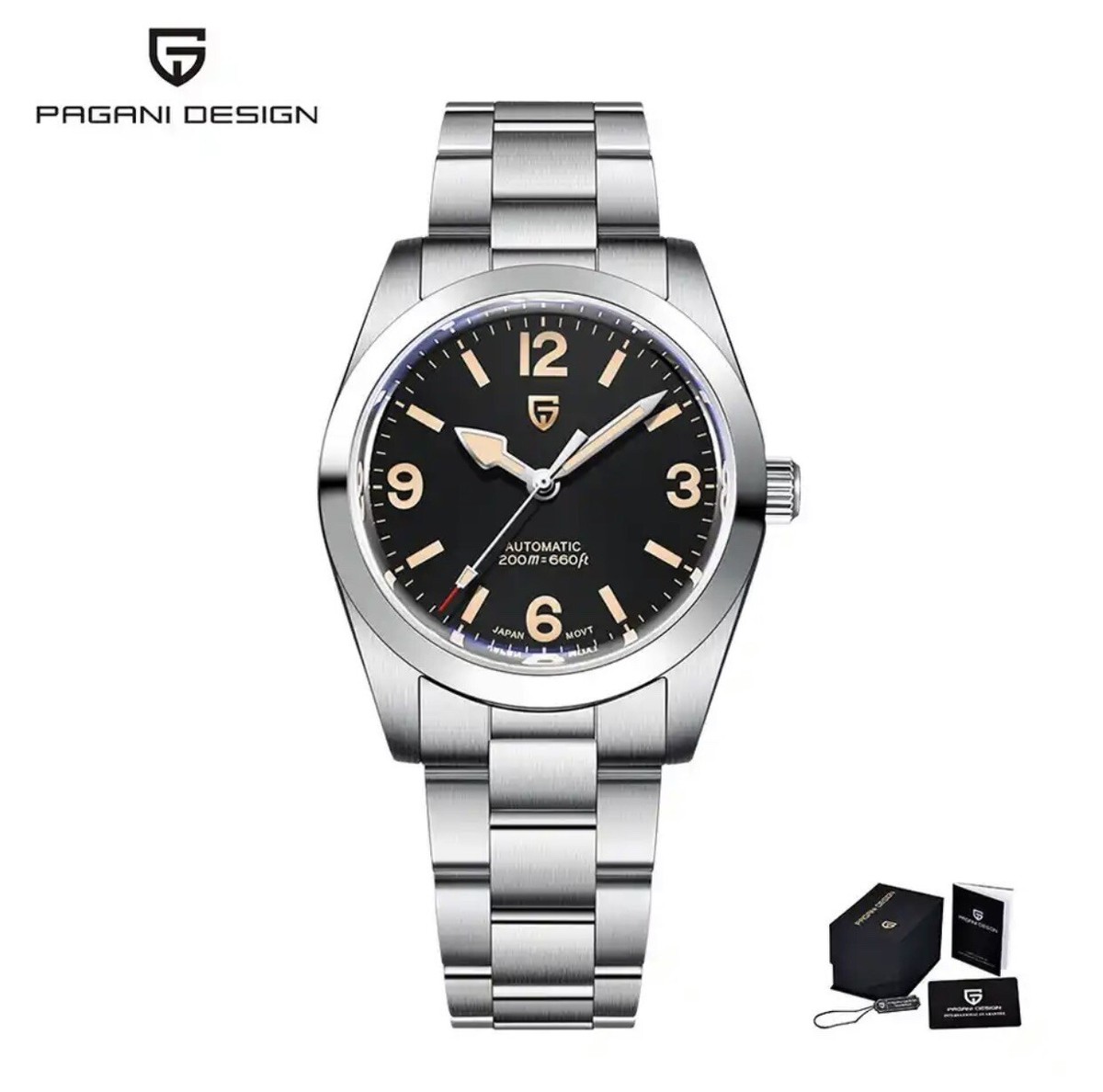 Pagani Design Men's Automatic Mechanical Watch NH34 Japanese