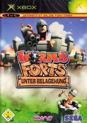 Microsoft Xbox - Worms Forts - Unter Belagerung / Forts under Siege mit OVP