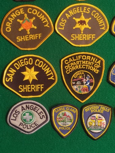 Lot (16) Vintage unbenutzt verschiedene California Police Corrections Patches CHiP's - Bild 5 von 11