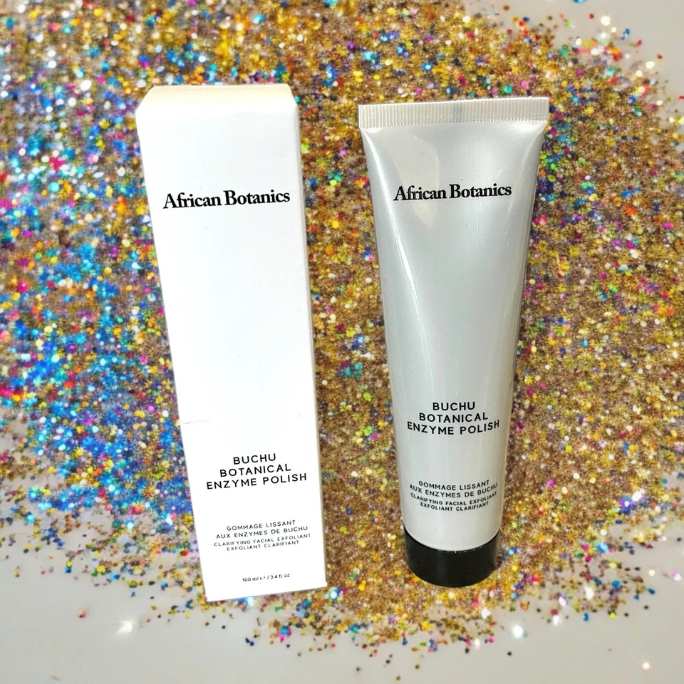 Casa rodante AFRICAN BOTANICS Buchu Botanical Enzyme Polish 3,4 OZ nueva en caja $85 Foto 3 de 4