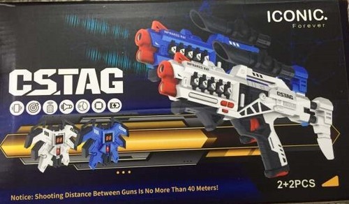 ICONIC Forever New Rechargeable kids Infrared Laser Tag Guns 2 and 4 Players set - Picture 15 of 22
