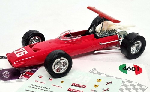 Solido 1/43 - Ferrari V12 F1 1968 + Decals In Tin Diecast Scale Model F1 Car - Picture 4 of 5