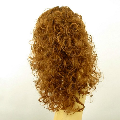 Perruque femme longue bouclée blond foncé ref ADELAIDE en 27 - Imagen 5 de 8