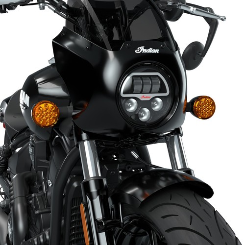 Pathfinder LED Headlight for 2025 Indian Scout Models - Picture 3 of 5