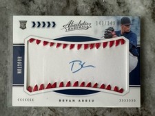 Bryan Abreu 2020 Panini Absolute #101 Rookie Baseball Material Signatures /149
