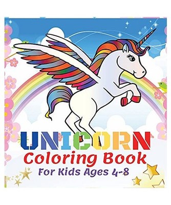 Unicorn Coloring Book For Kids Ages 4-8: 50 Beautiful Unicorns, Coloring Books F